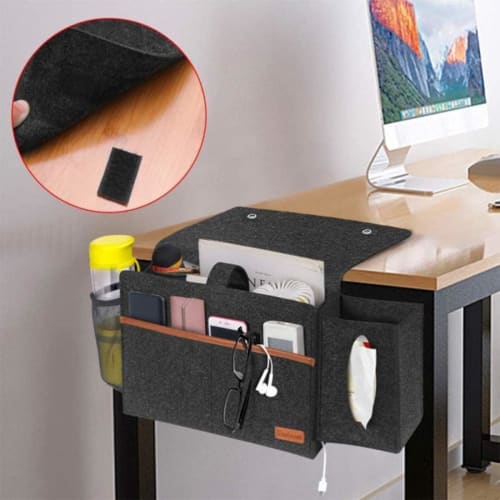 LiuDeQian Bedside Pocket, Sofa Storage, Remote Control Pocket, Sofa Hanging Bag Storage Pocket, Convenient for Hospital Use, Student Dorm Storage Rack