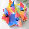 400 sheets Colored Origami Set | 9.5 X 9.5 Cm Square Sheets, Includes Paper Cranes, Airplanes,And Hearts,Gifts,Party Decorations