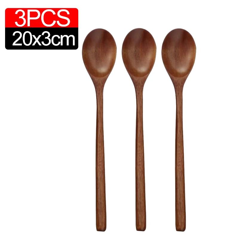 6/1PCS Natural Coconut Bowl Set Wooden Salad Ramen Bowl Coconut Wood Spoon Set Coco Smoothie Kitchen Tableware Coconut Bowl