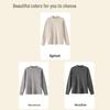 Men's Plus Size Wool Blend Warm Base Layer Top for Autumn and Winter
