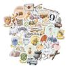 Conquest Journals Harry Potter Watercolor Vinyl Stickers, 50-Pack, Indoor/Outdoor Use, Waterproof and UV Resistant, for Anything