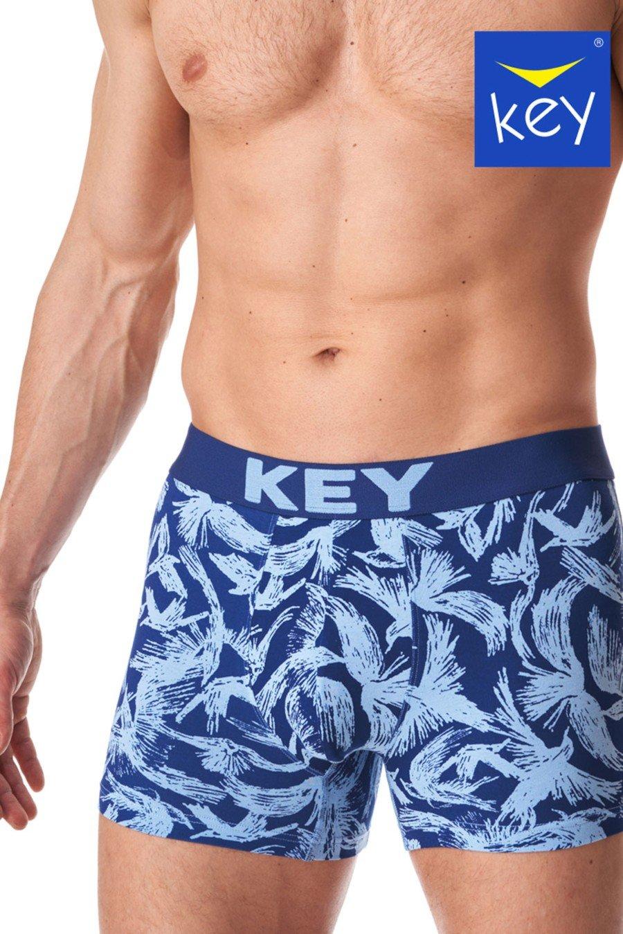 

Трусы боксеры Key (90931) 48(M) різнокольорові кольору