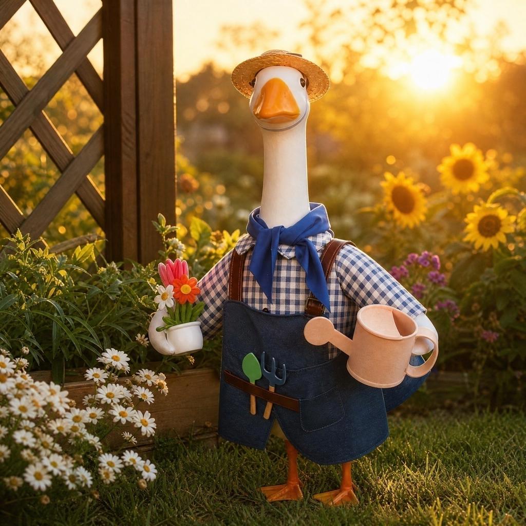 Autumn Harvest Theme Gardeners' Porch Goose Costume
