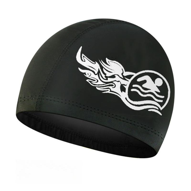 

Шапочки для плавания, быстросохнущие, дышащие, с принтом, для мужчин и женщин, с длинными волосами, защита ушей, шапочки для плавания для взрослых, аксессуары для бассейна