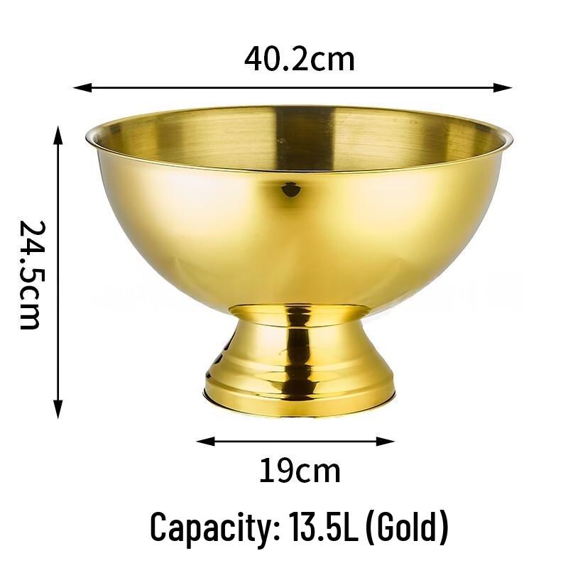 

Large Round Champagne & Ice Bucket