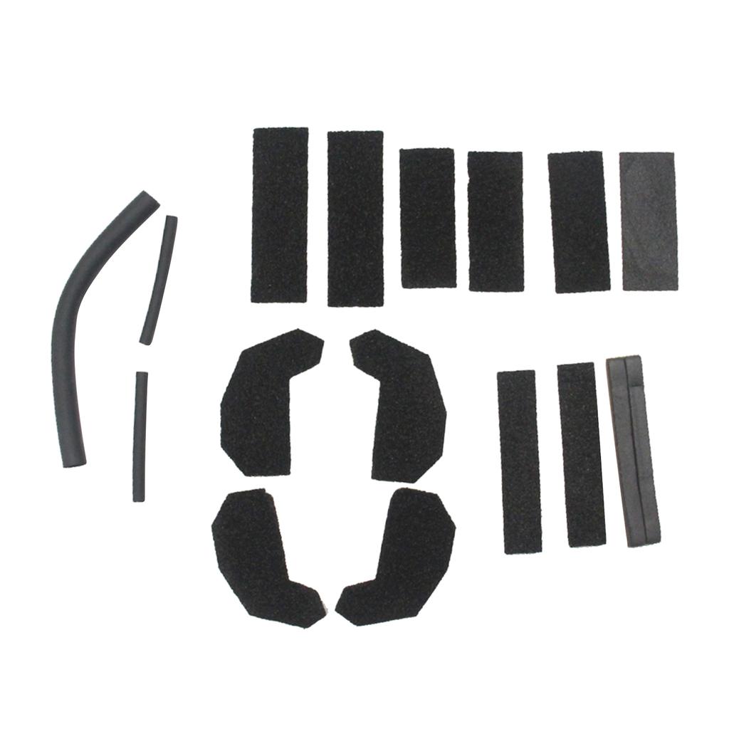Replacement Foam Blocker Seal Kit for JK 17 Pieces Foam Kit Replaces Part Number 68026937AB Easy to Install Peel &Stick