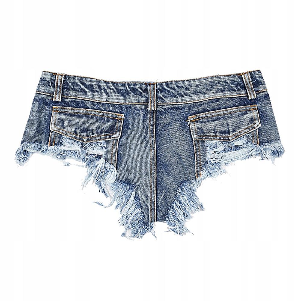 Women's Short Denim Shorts High Waist Shorts Skirtty Sexy Size L