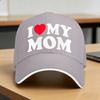 Summer I Love My Mom Baseball Cap Unisex Women I Heart My Mom  Mothers Day Sun Trucker Hat Breathable Baseball Caps