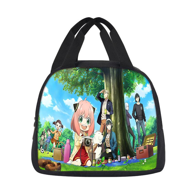 SPY × FAMILY lunchtas veelzijdig cartoon grote capaciteit nieuw item, beste cadeau voor jongens en meisjes op schoolverjaardagen