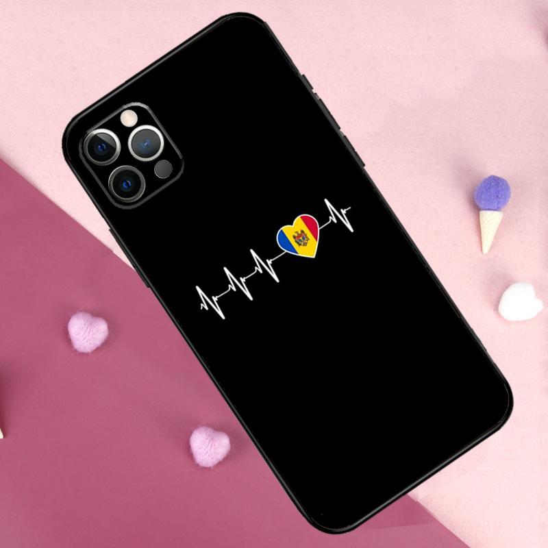 

Moldova Flag Phone Case For iPhone 17 Pro Max 14 15 16 Plus 11 Pro Max 12 13 Mini 16e 17 Air Back Cover iPhone 12Pro MAX