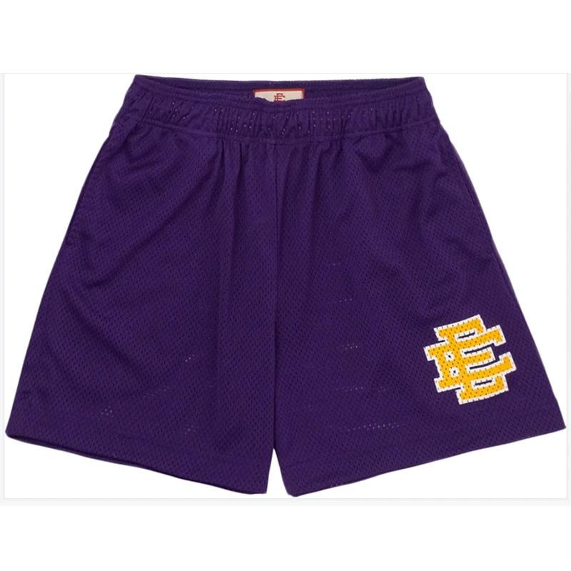 DC-HOME-4 Europese en Amerikaanse Westkust Shorts Zomer Heren Fitness Hardloopshorts XXXL paars