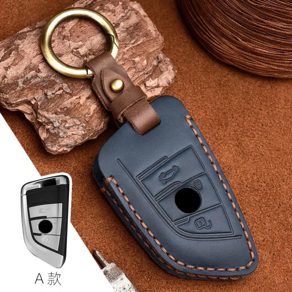 Leather Car Key Case Shell Bag for Bmw F20 G20 G30 X1 X3 X4 X5 G05 X6 X7 G11 F15 F16 G01 G02 F48 Accessories Car Key Case