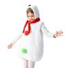 Girls Christmas Children's Costume Snowball Baby Christmas Snowman Costume Snow Doll Performance Costume