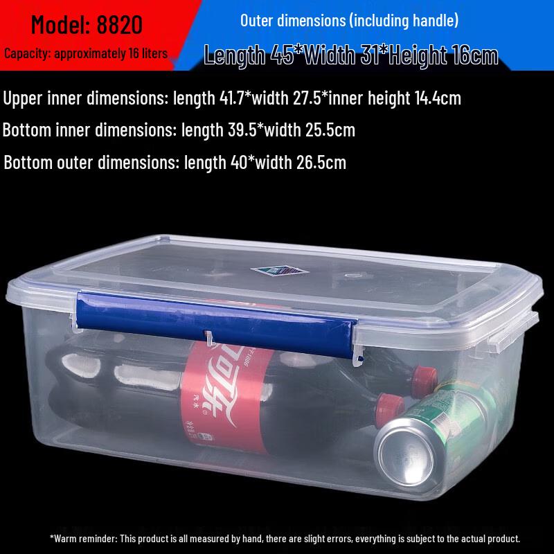 Transparent Food Grade PP Plastic Storage Container