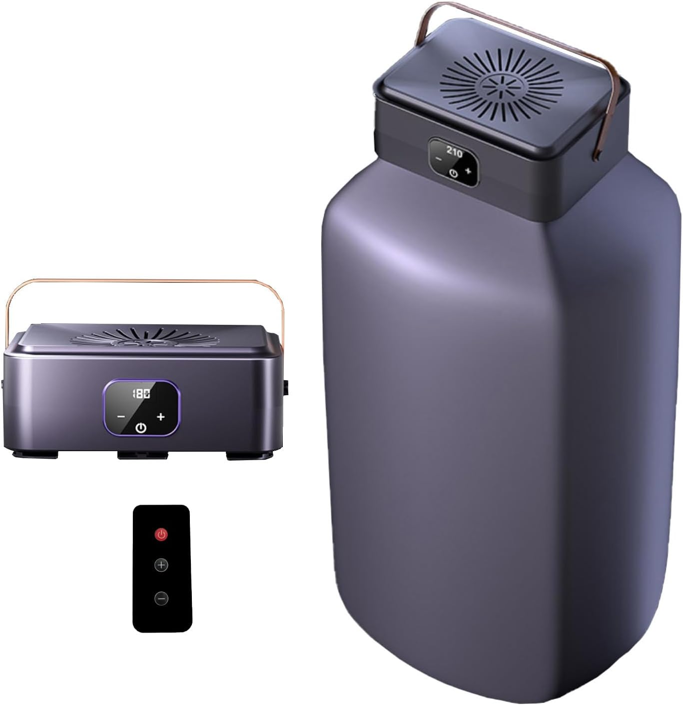 

Portable Clothes Dryer 20KG 650W Fast Dry Touch Screen Remote Control Quiet Energy-Saving Purple фіолетовий