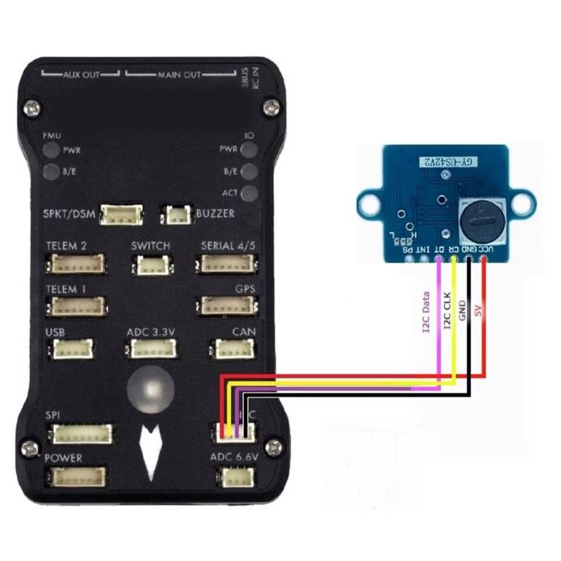 GY US42 I2C Ultrasonic Distance Sensoring Module with I2C Connectivitys for Robotics and Educational Projects