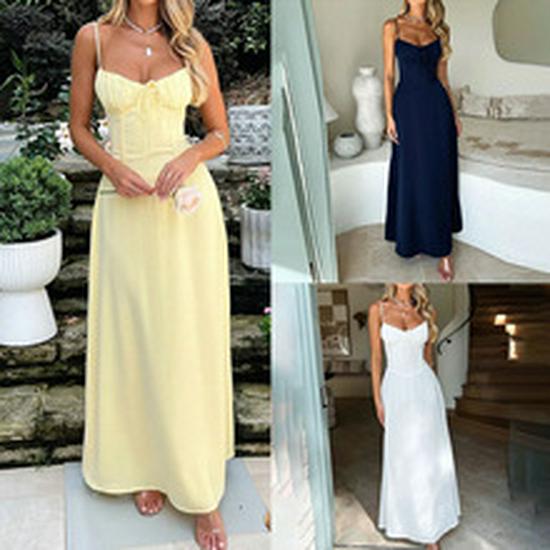 Women's Spring Solid Color High-waisted Wide-leg Jumpsuit with Half-open Collar