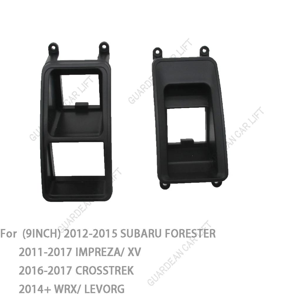 Für SUBARU FORESTER IMPREZA XV CROSSTREK WRX LEVORG 2013+ Stereo-DVD-Player Panel Armaturenbrett-Einbausatz Rahmen 9 Zoll Radioblende passend