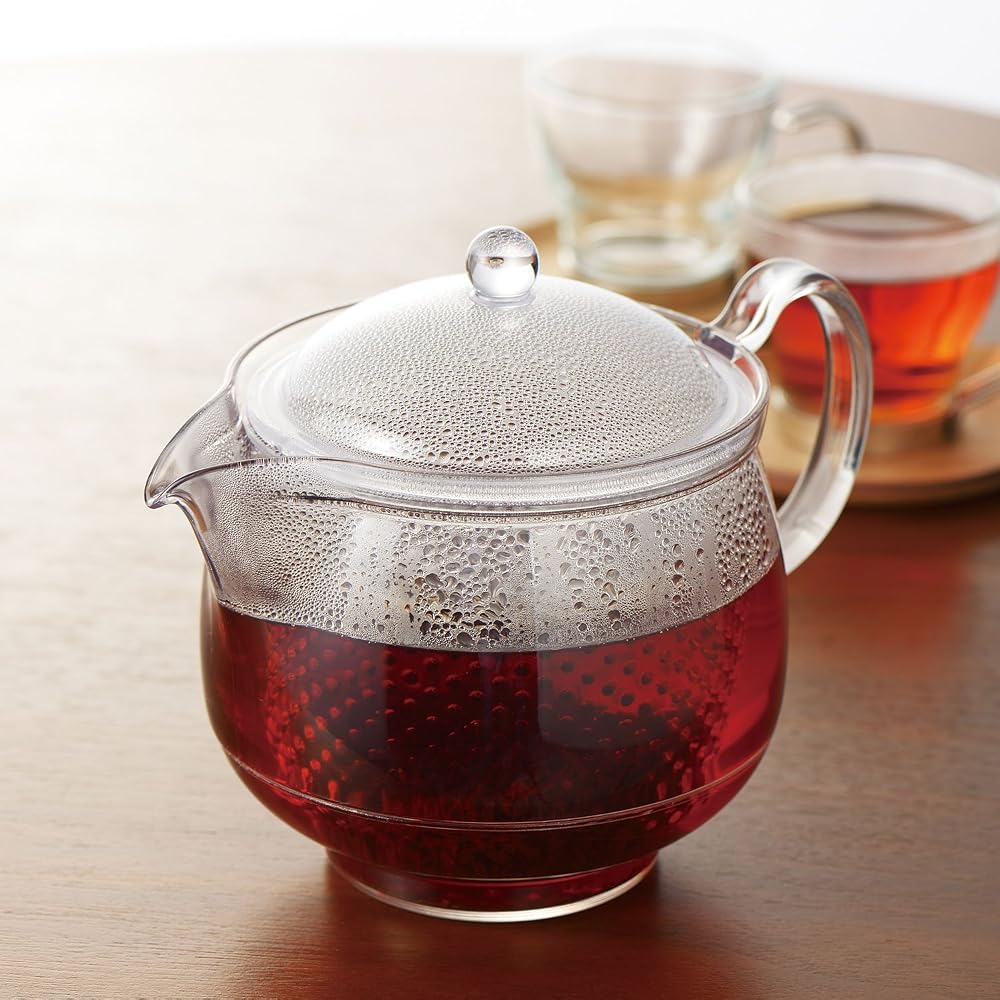 Japanese Product Akebono Industry Lightweight Unbreakable Tritan Clear Teapot 730ml LL Size Made in Japan TW-3733