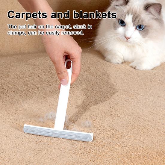 Clothes Shaver Soft Rubber Dual Head Design Lint Brush Ergonomic Handle Fabric Pill Remover Clothing Maintenance Tool