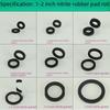 Nitrile Rubber Gasket Sealing Washer: 1/2/3/4/6 Points, 1/1.2/1.5/2 Inch Flat Pad Connector.