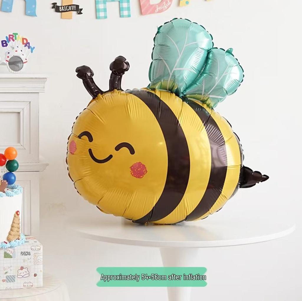 Baby Birthday & Back-to-School Cartoon Animal Balloons for Kids' Party - Giraffe & Elephant Theme