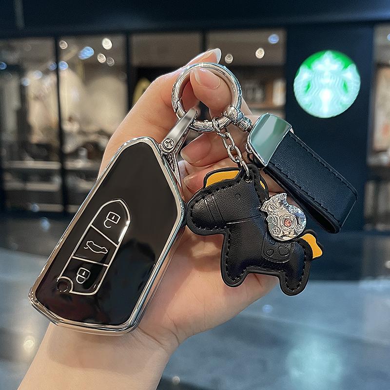 Fashion TPU Car Key Case For VW Volkseagen Golf 8 ID.3 ID.4 MK8 Cupra Skoda Octavia A8 SEAT Leon MK4 2020 2021 Formentor Tarraco