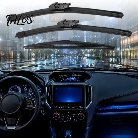 All Weather Wiper Blades 3Pcs Beam Set for Subaru Forester SK 2018-2024, Replacement Front Rear Wipers 26"+16"+14" Silent Blades, Original Equipment