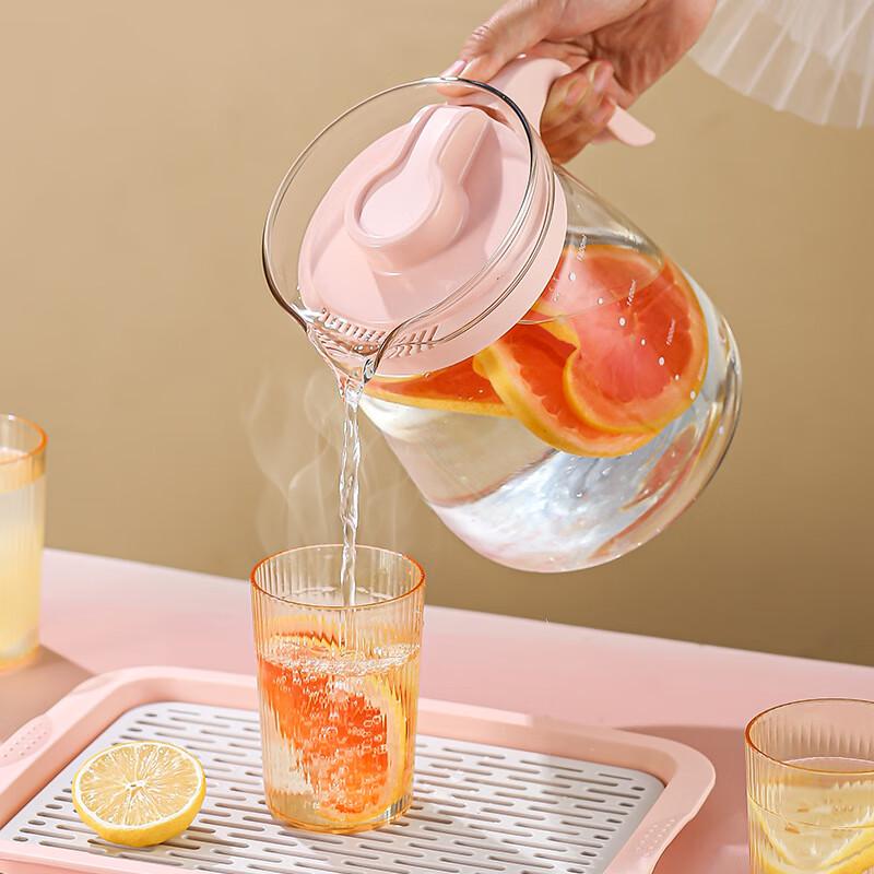 Chang Baosen 2000ml Glass Cold Water & Juice Pitcher