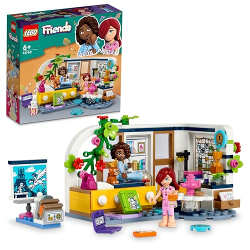Игрушка LEGO Friends Комната Алии, Подарок, День рождения, Образовательный, Рождество, Для девочек, Для мальчиков, Возраст 6, 7, 8, 9, Ролевая игра, Ролевая игра, 41740