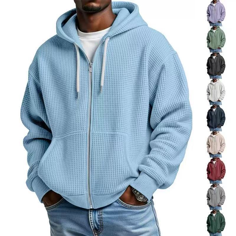 Kapuzenpullover Herren Freizeit-Sweatshirt Mit Dickem Polyesterstoff Für Winterkomfort