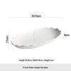 Nordic Style Oval Ceramic Fish Platter