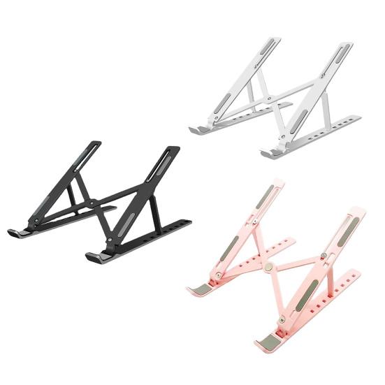 Laptop Holder Foldable Heat Dissipation Portable Non-slip Convenient Notebook Desk Stand for Home