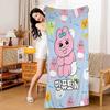 Popular Cute O-Opanchu U-Usagi Bath Towel Microfiber Soft Water Absorbing Breathable For Girl Kids Decorative Beach Towel
