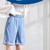 Summer Comfortable Plus Size Denim Shorts with  Lightweight Design for Women