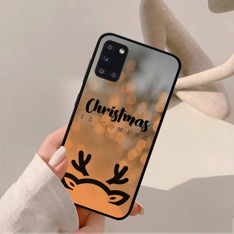 Telefonkasten mit Weihnachtsmotiv, Motiv: Neujahr, Weihnachten, für Samsung A 51 30s 71 21s 10 70 31 52 12 30 40 32 11 20e 20s 01 02s 72
