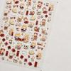 Beach Shell Swim Ring Bikini Watermelon Cat Ice Cream Crab Sunglass Coconut Tree Flowers Fruits Nail Art Stickers Decals