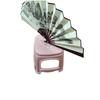 2 Piece Clear Acrylic Fan Holder Shelf With Sturdy Stable Design Elegant Fan Organizers For Collectibles Organization