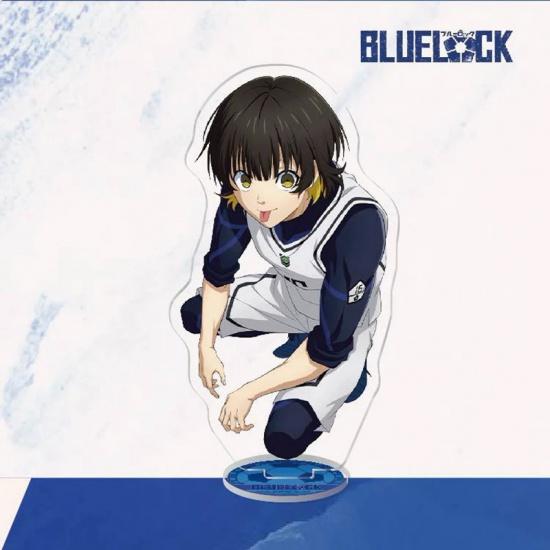 

Модель подставки с синим замком, брелок для ключей Isagi Yoichi Bachira Meguru Kira Ryosuke Chigiri Hyoma, украшение для стоящего знака 36