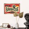 Semne metalice vintage pentru grătar, semn pentru grătar, semn pentru grătar, Bine ați venit la zona de grătar, semn pentru grătar, decor de perete pentru grătar, 8x12 inch
