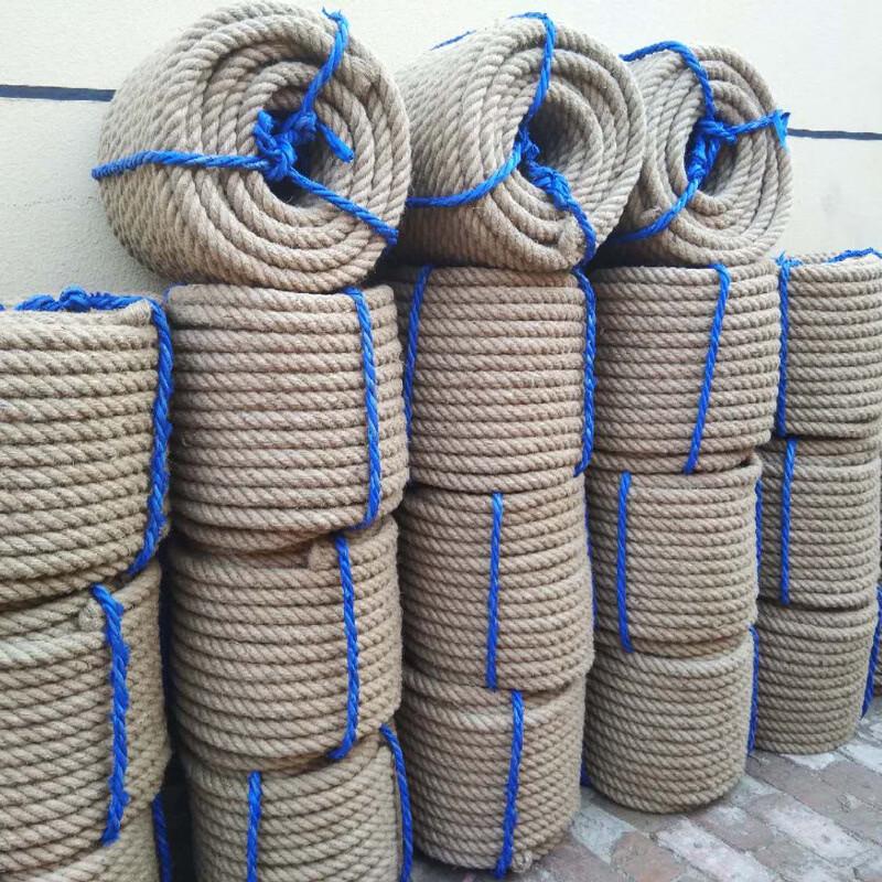 Thickened Heavy-Duty Jute Rope желтый