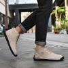 Retro Erkek Botları Moda tasarım ayakkabı Erkekler yarım çizmeler Erkekler Yürüyüş Ayakkabısı Nefes Çizmeler