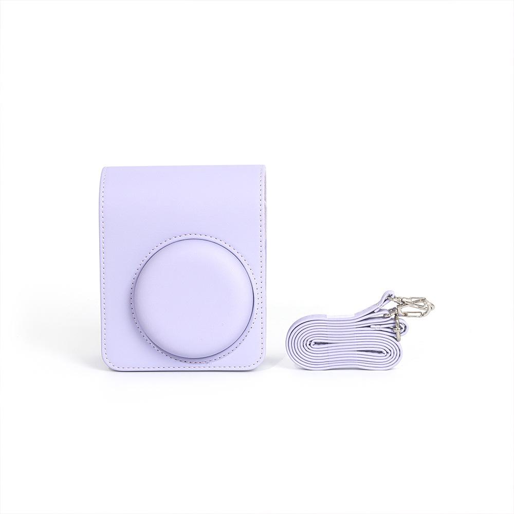 For Instax Mini 11 Camera Case PU Leather Soft Protective Case Trave Bag for Fujifilm Film Camera Bag with Shoulder Strap