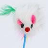 Pet Toy Interactive Tumbler Mouse Shape Plush Feather Tail Cat Toy Reduces Anxiety Boredom Independent Cat Toy