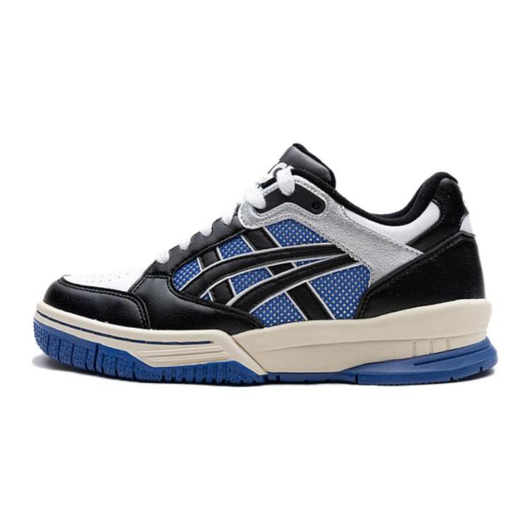 Asics Gel Spotlyte Low top Children s Basketball Shoes Black White Blue Teenagers 1204A127-100 39