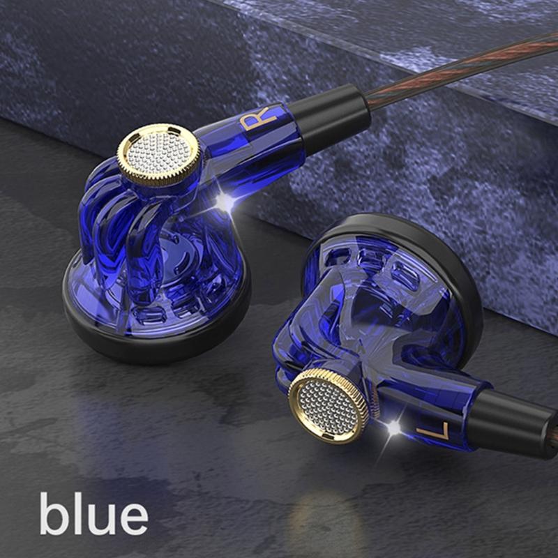 QKZ DM1 Earbuds Wired Earphones with Noise Cancellation and Built in Microphone for Gaming and Music