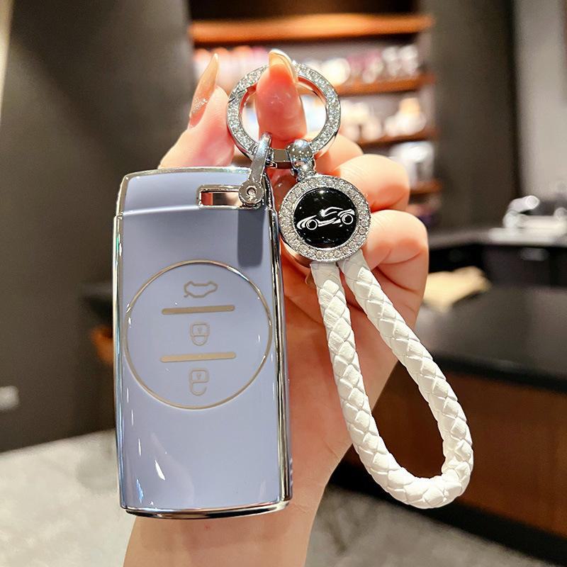 Chery Xingtu TX Tiggo 7 Key Cover for 21 Models - High-End Shell with Buckle for Zhuifeng Lingyun Lanyue LX, 3X and 5X Cars.