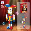 New The Amazing Digital Circus Anime Figures Building Block Horror Game Cartoon Cute Doll Block Model Set Toys for Kids Gifts