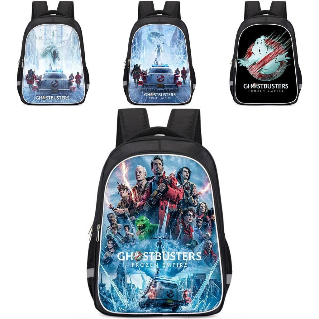 Ghostbusters Frozen Empire Oxford Backpack Stylish School Bag For Boys And Girls