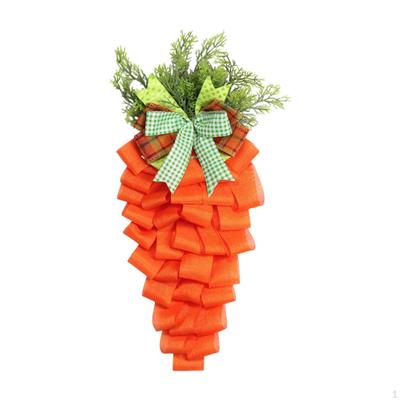 Easter Carrot Wreath Spring for Front Door DIY Crafting Wall Creative Home Decor